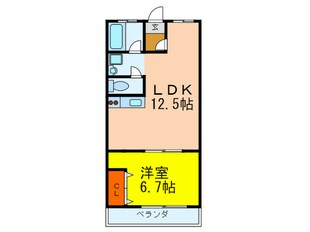 大原ﾏﾝｼｮﾝの物件間取画像